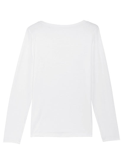 Damen Long Sleeve T-Shirt White